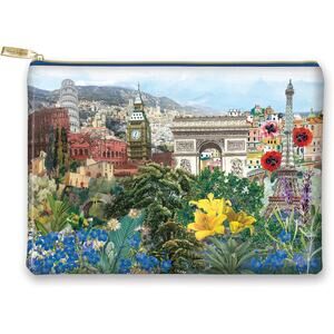Large Graphic Euro Accessory Pouch